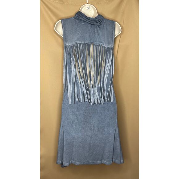 Pol Gray Fringe Top S NWT - Picture 8 of 10